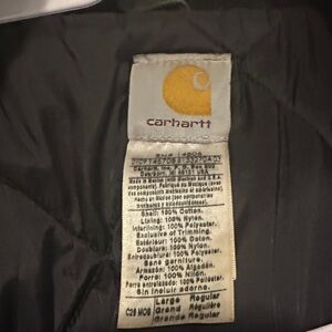 Carhartt Dark Green Quilted Jacket